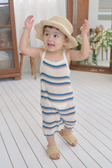 ［bebenine］Vacance stripe camisole suit