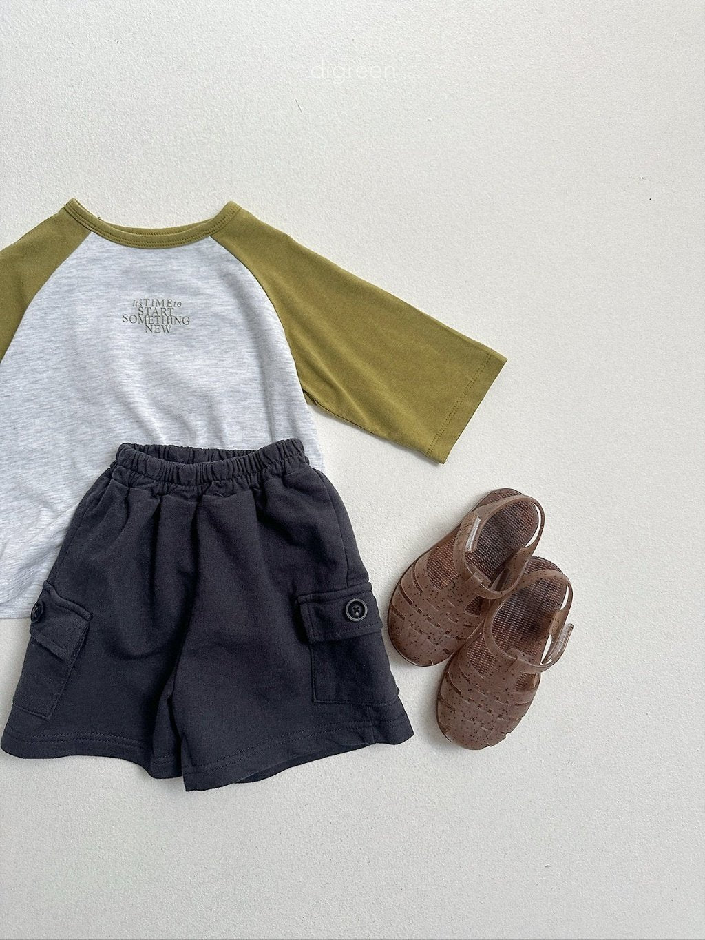 ［digreen］Goods raglan tee