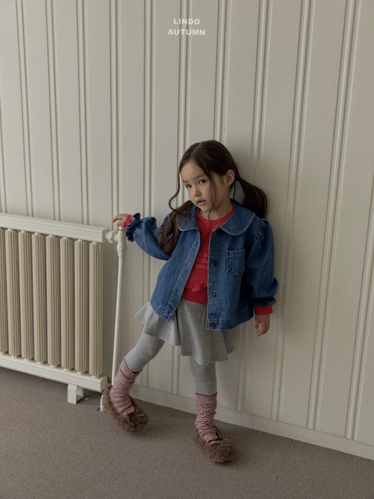 ［LINDO］Autumn leg warmer (stripe)