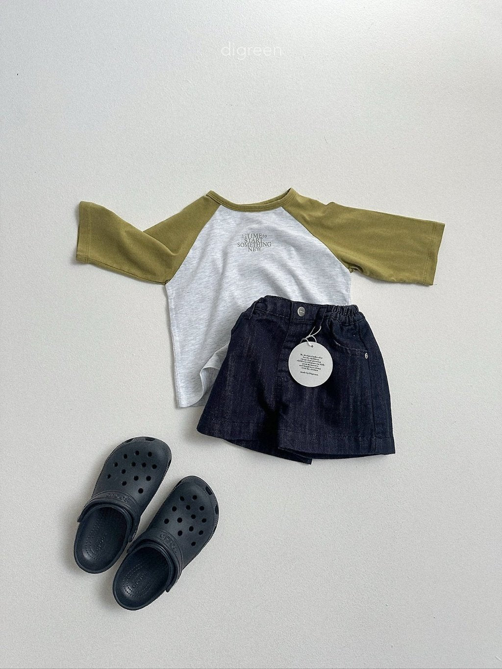 ［digreen］Goods raglan tee