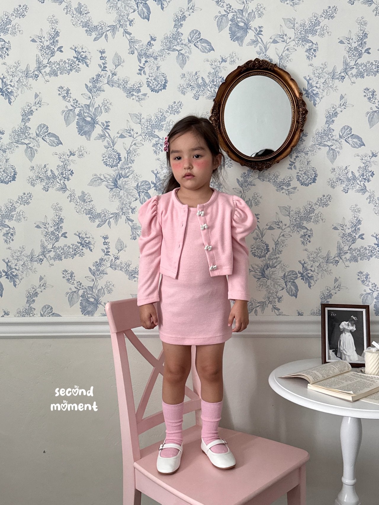 ［second moment］Ribbon one-piece set up