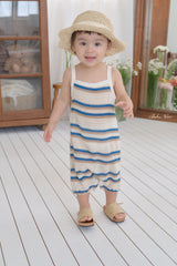 ［bebenine］Vacance stripe camisole suit