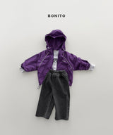 ［Bonito］Rib denim pants