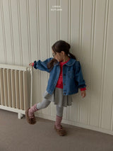 ［LINDO］Autumn leg warmer (stripe)