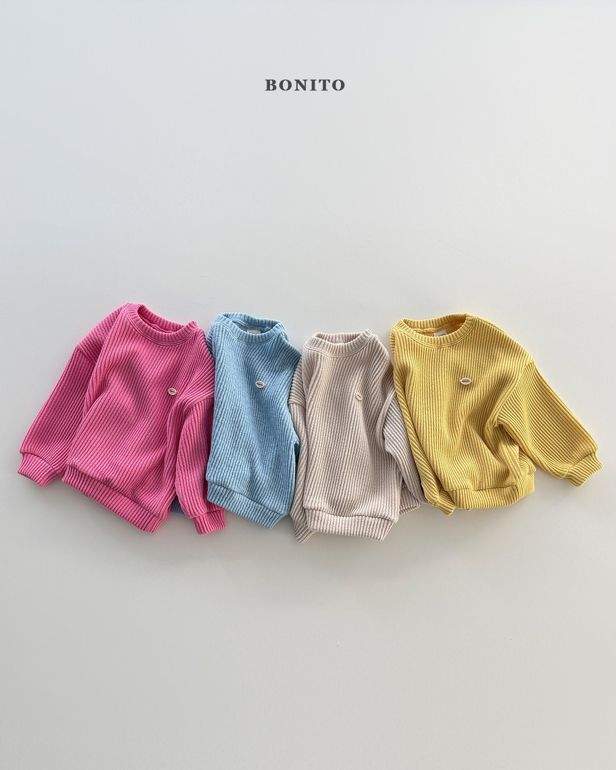 ［Bonito］Pop knit mtm