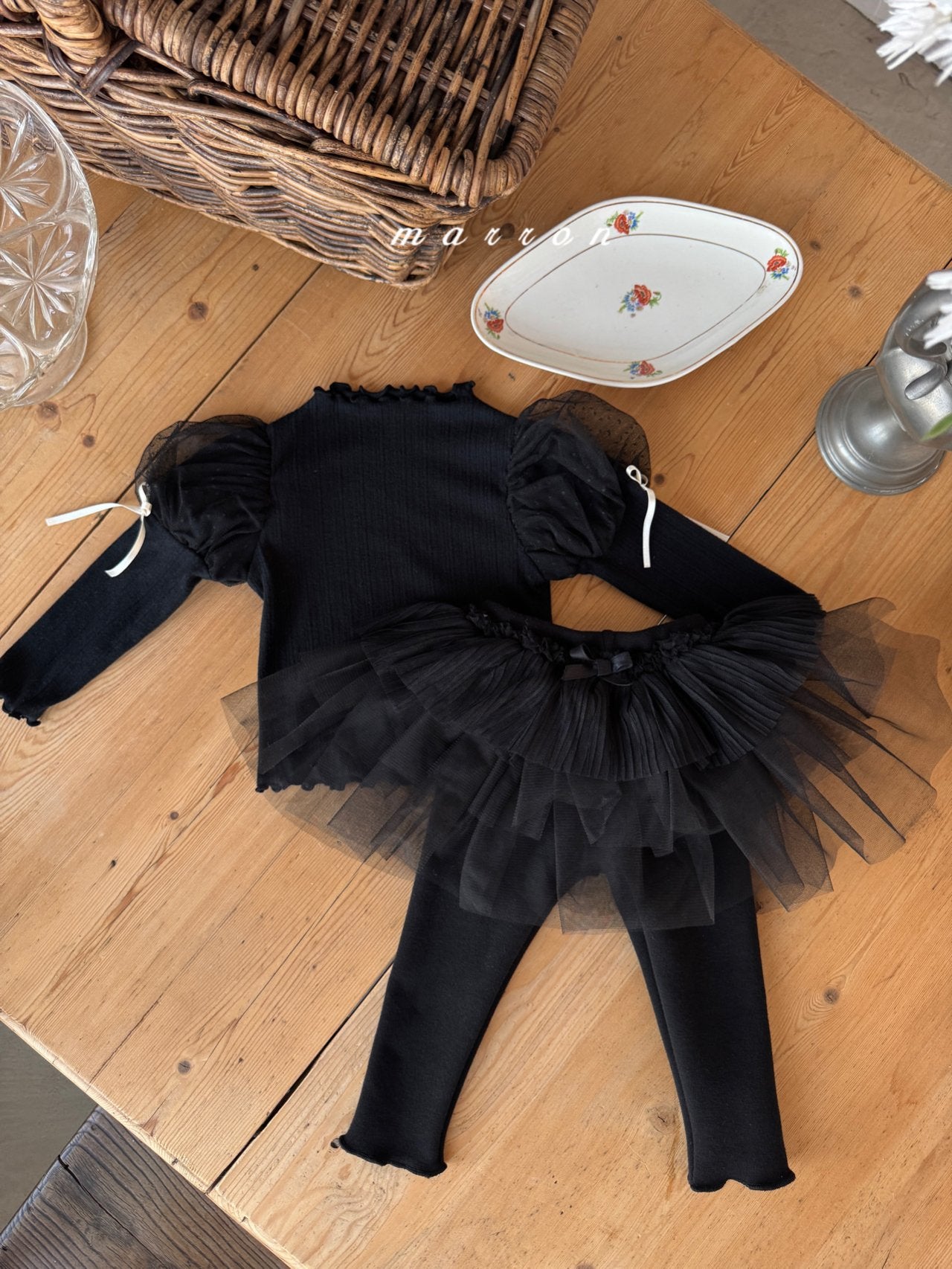 ［marron］Tutu warm leggings