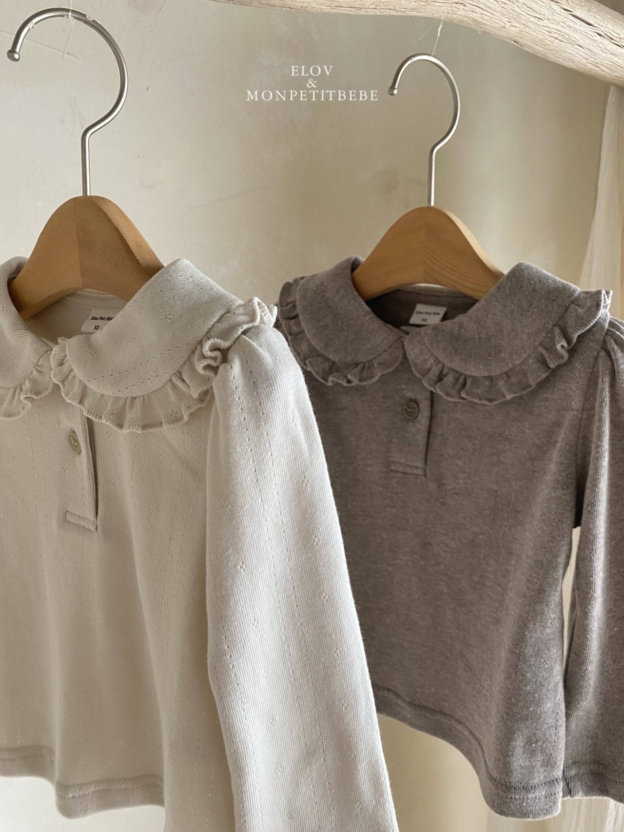 ［Mon petit bebe］Ann cara frill tops