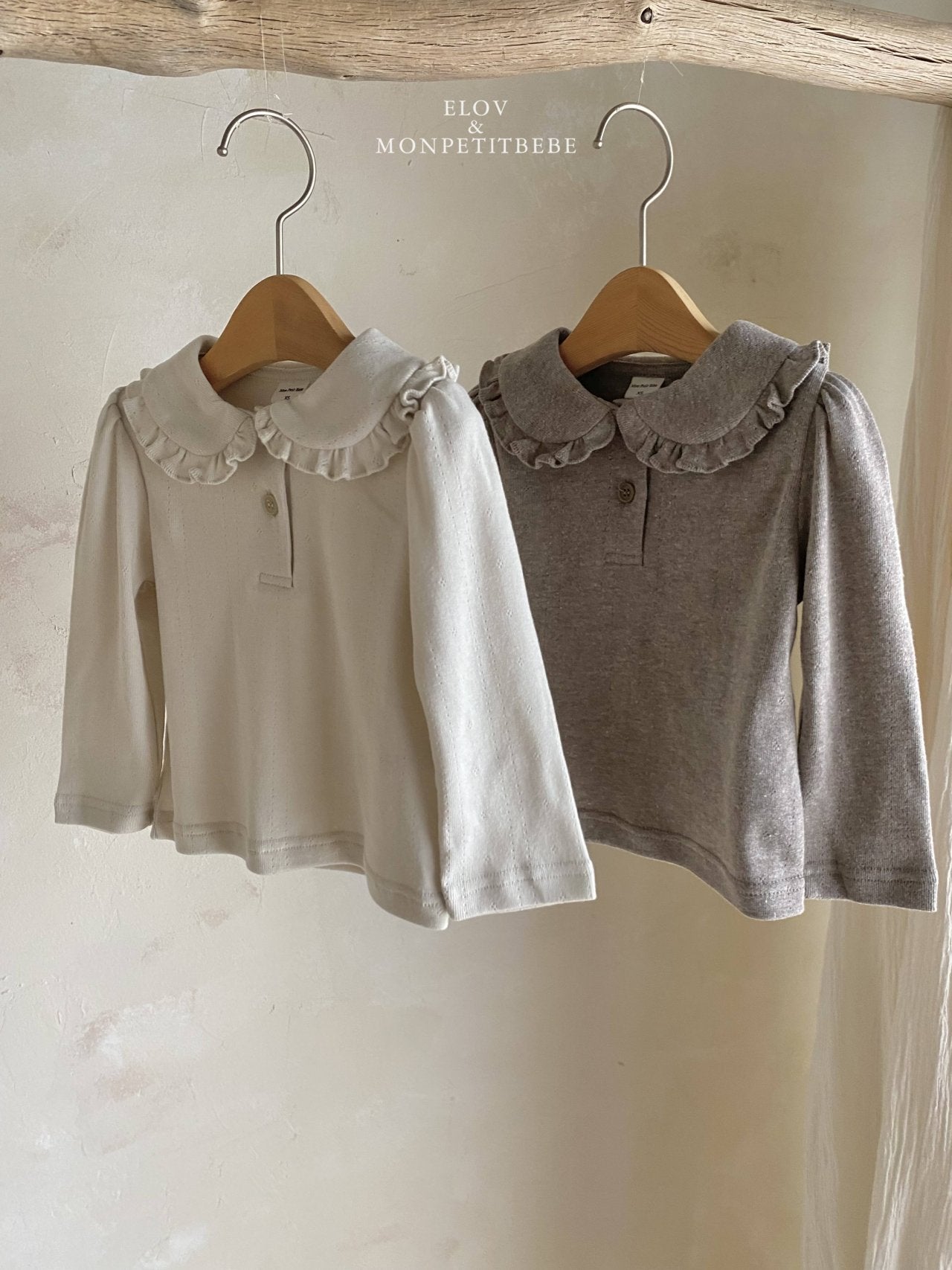 ［Mon petit bebe］Ann cara frill tops