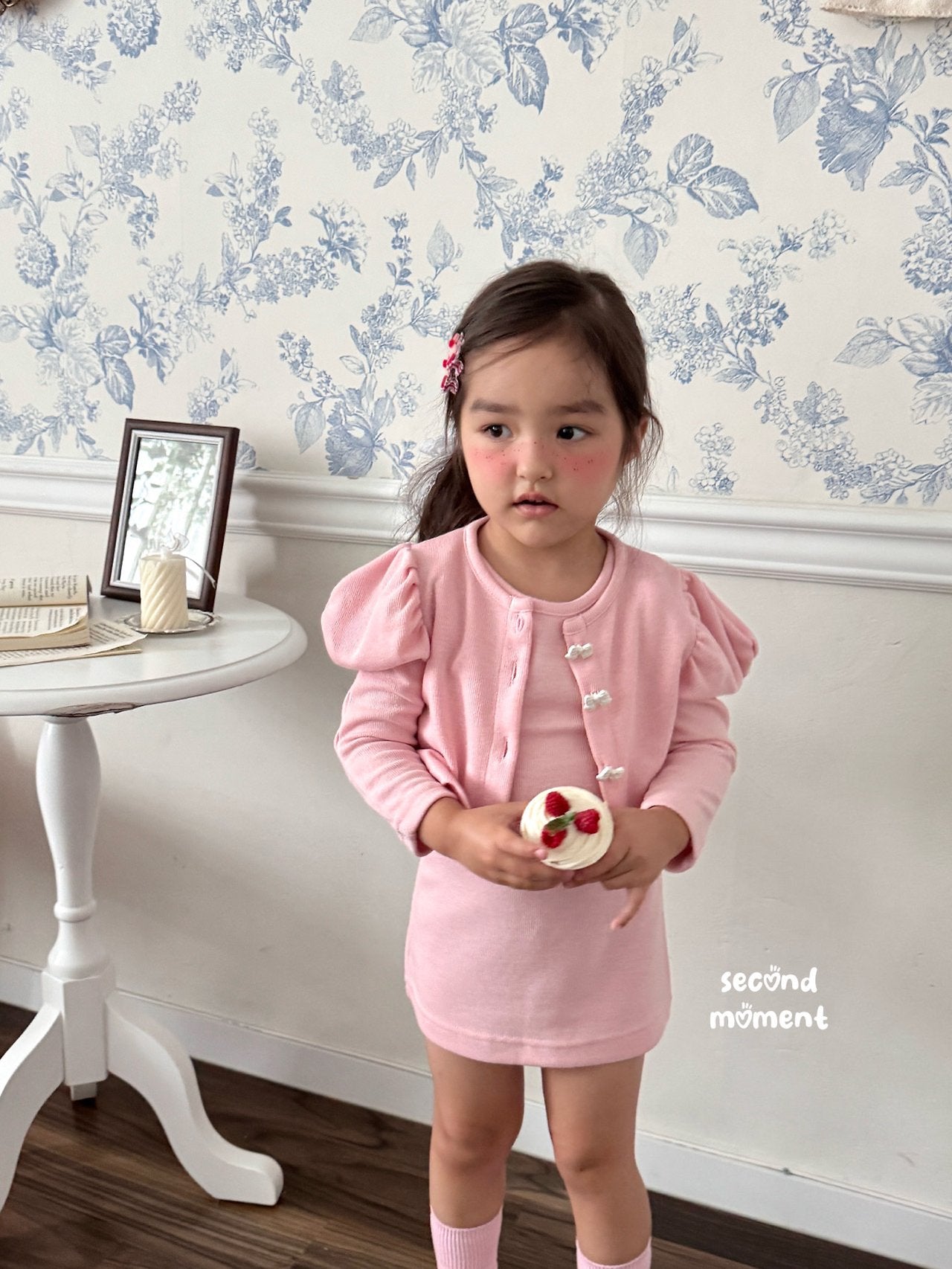 ［second moment］Ribbon one-piece set up