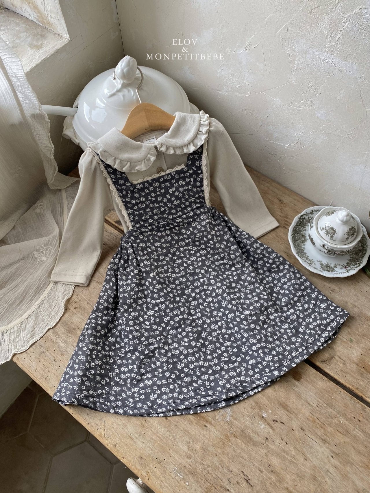 ［Mon petit bebe］Ann cara frill tops