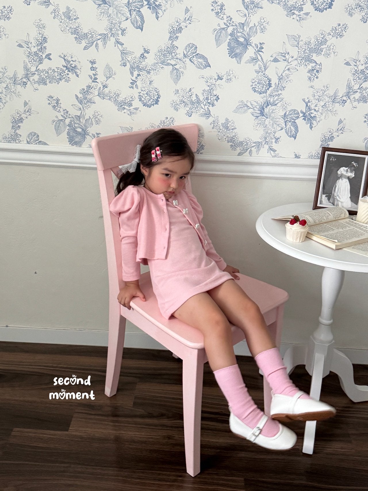 ［second moment］Ribbon one-piece set up