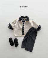 ［Bonito］Rib denim pants