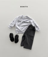 ［Bonito］Rib denim pants