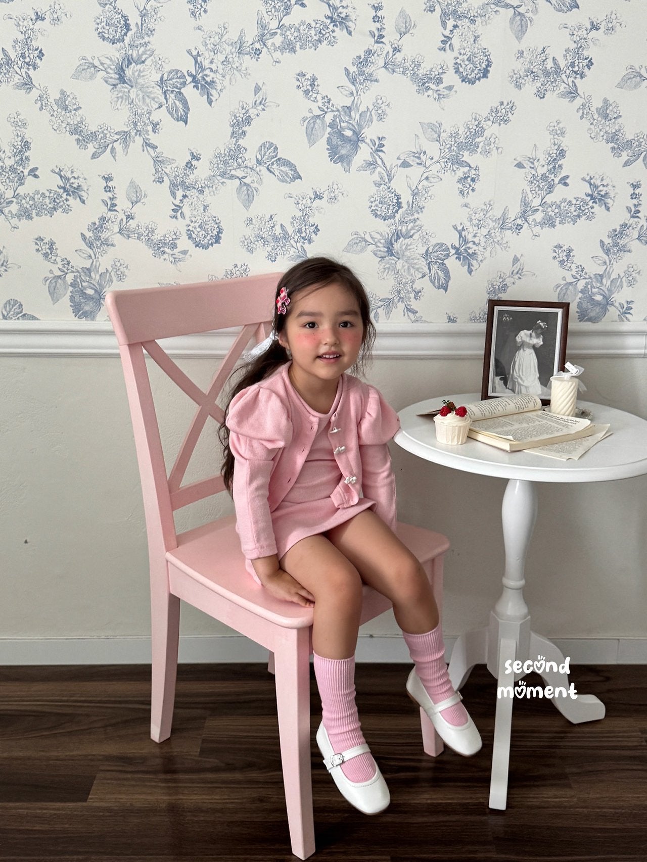 ［second moment］Ribbon one-piece set up