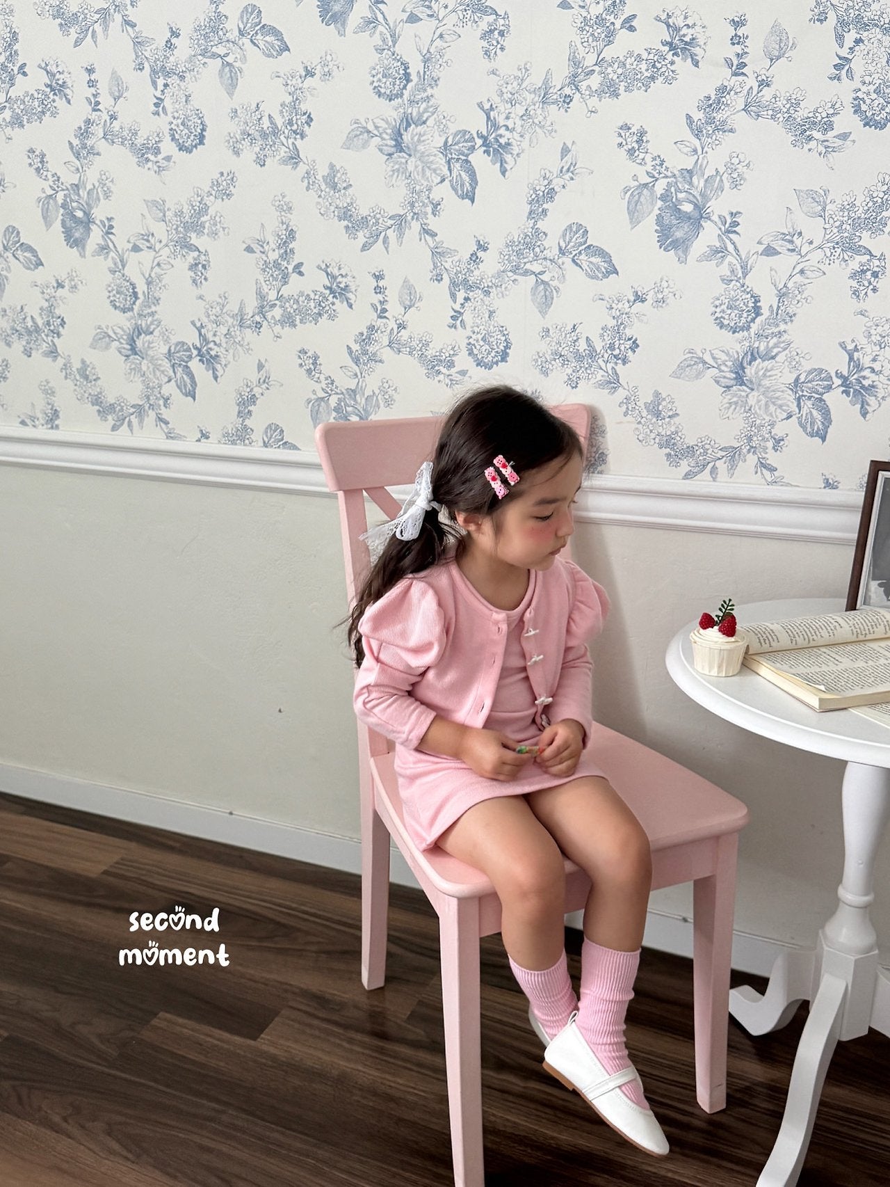 ［second moment］Ribbon one-piece set up