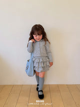 ［BANANAJ］Jenny flower collar cardigan