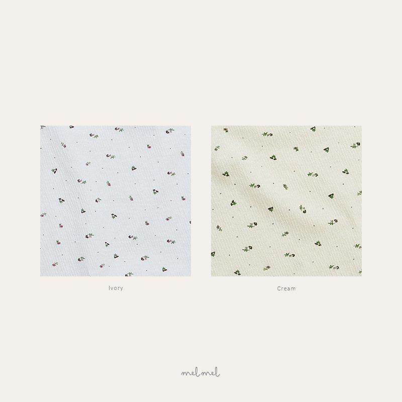 ［melmel］Mini flower pants