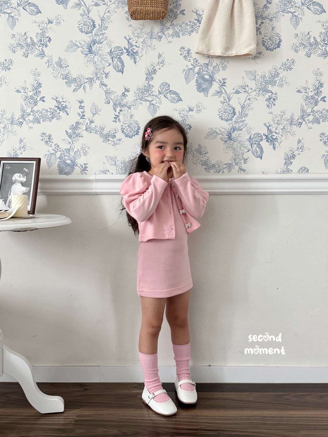 ［second moment］Ribbon one-piece set up