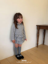 ［BANANAJ］Jenny flower collar cardigan