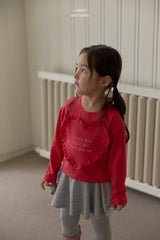 ［LINDO］Heart frill tee