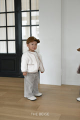 ［The beige］Winter boa jacket