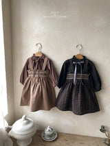 ［Mon petit bebe］Manou smoke dress