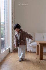 ［The beige］Winter boa jacket