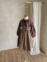 ［Mon petit bebe］Manou smoke dress
