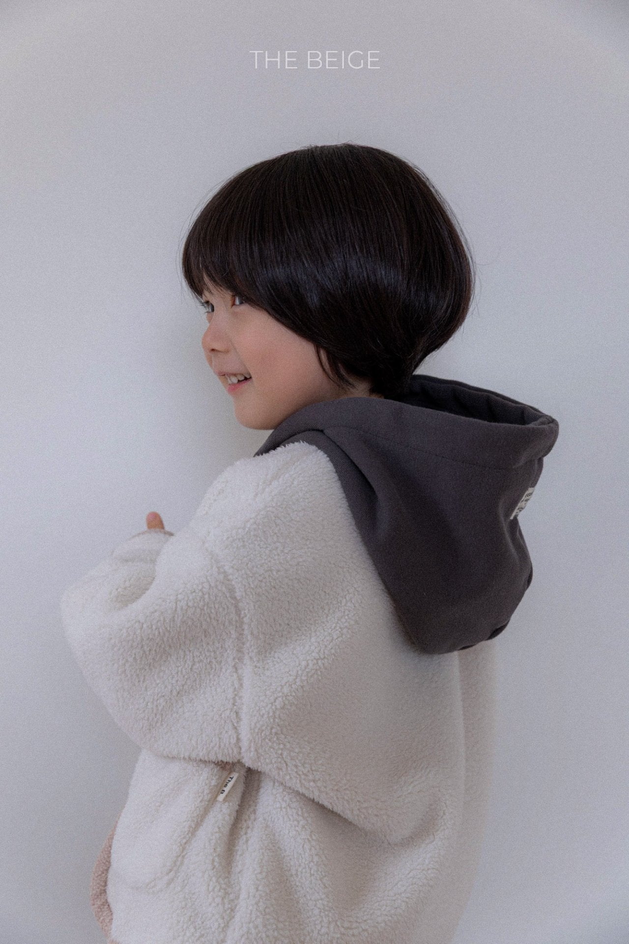 ［The beige］Winter boa jacket