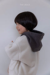 ［The beige］Winter boa jacket