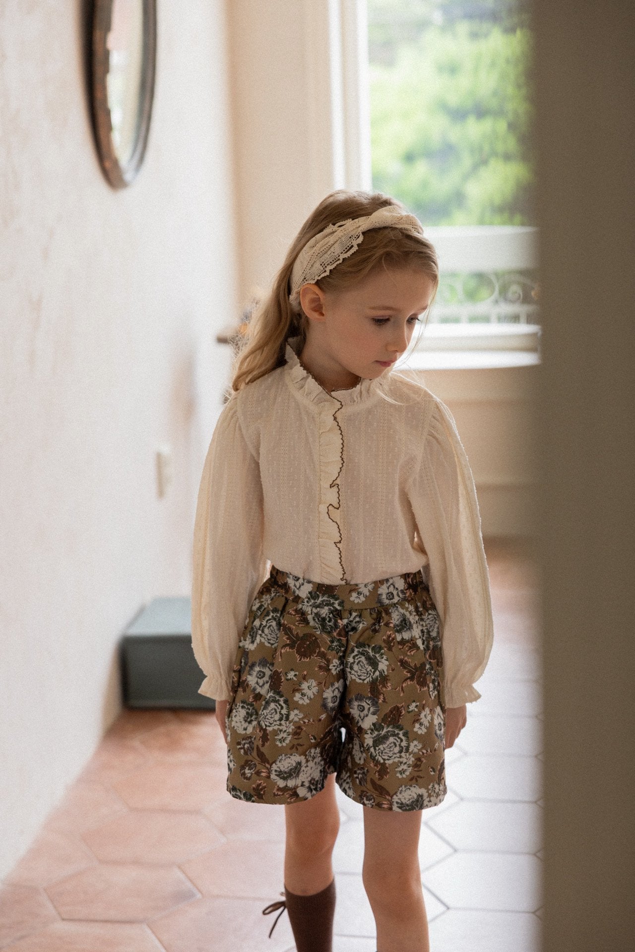 ［perrobebe］Sienna jaquard pants