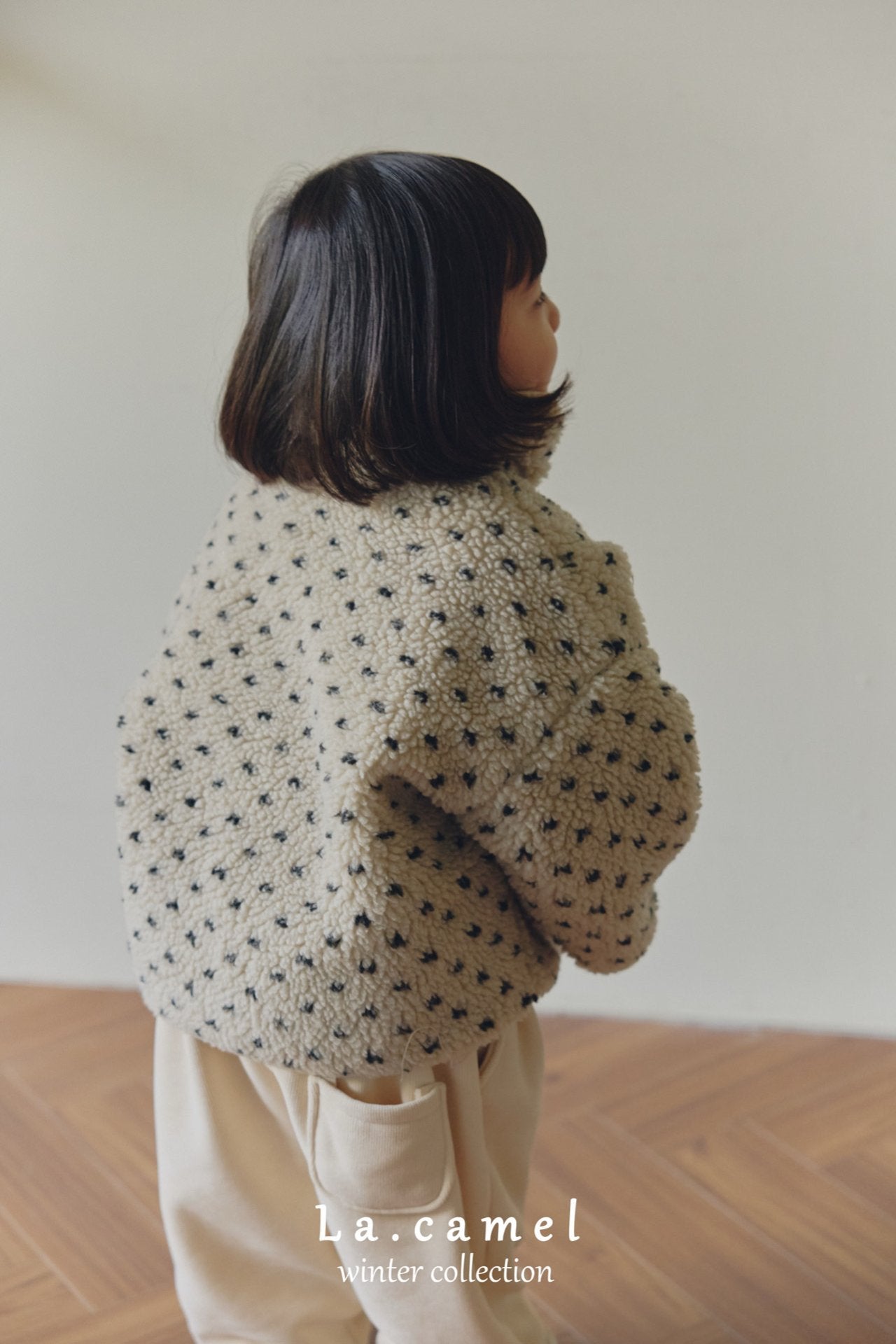 ［La.camel］Brownie  reversible padding jacket