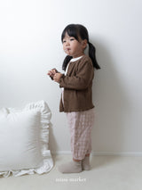 ［mimi market］Liz rib cardigan