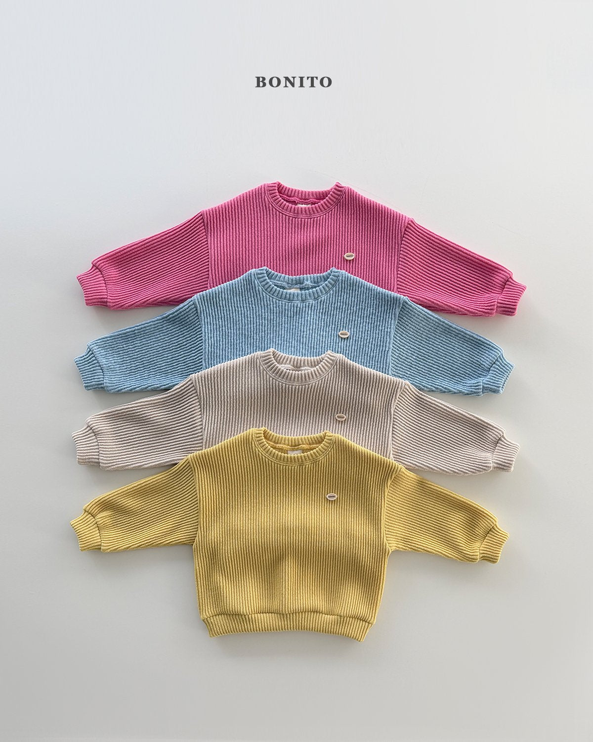 ［Bonito］Pop knit mtm