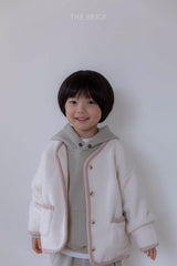 ［The beige］Winter boa jacket