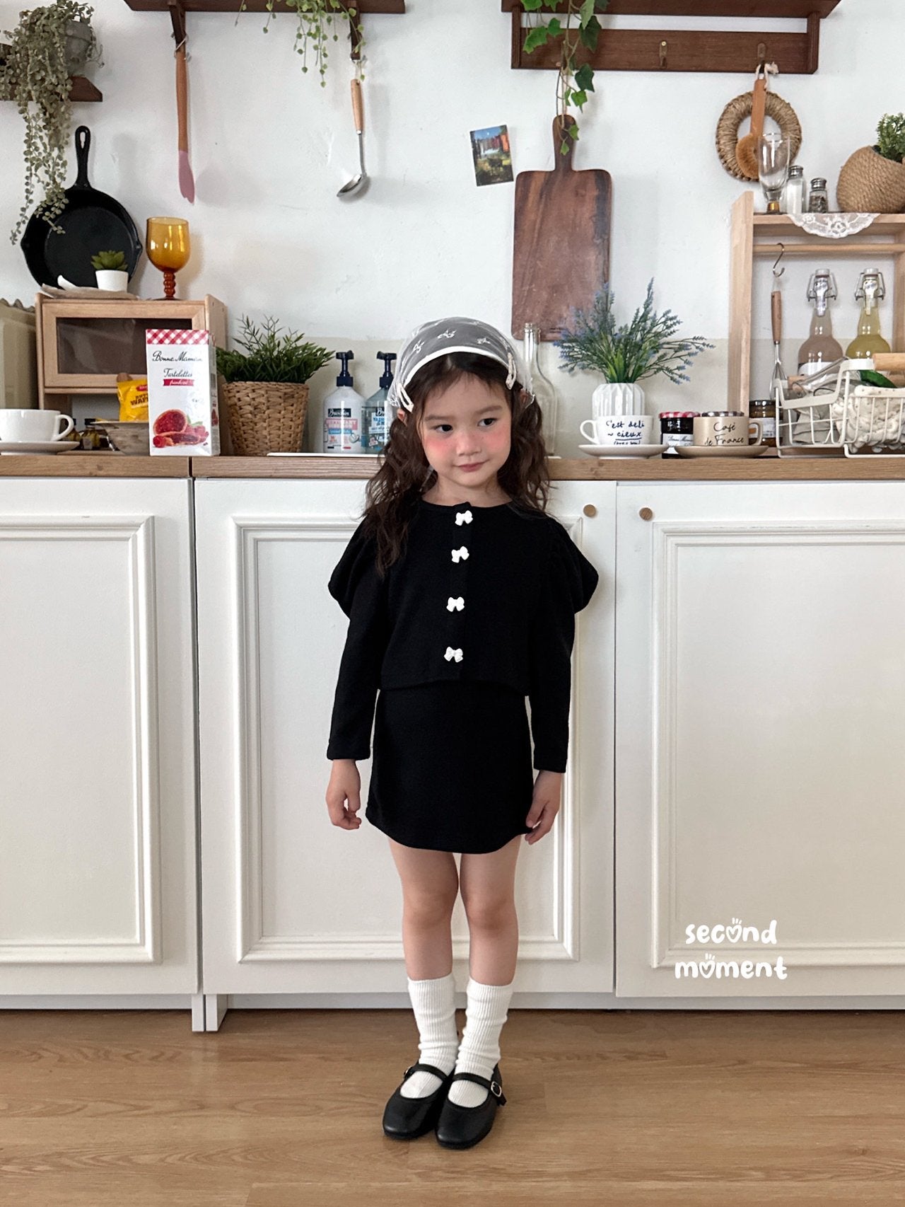 ［second moment］Ribbon one-piece set up