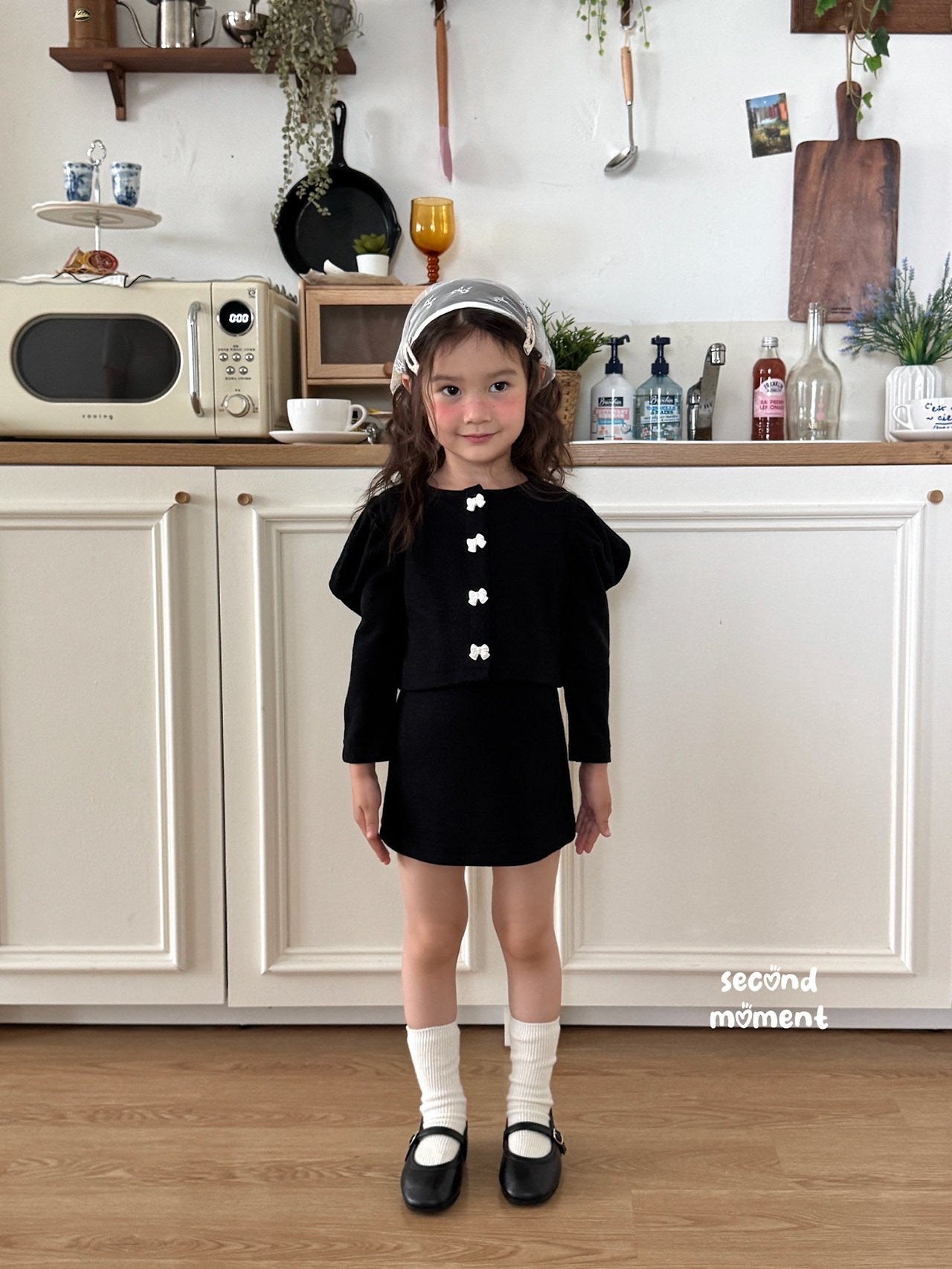 ［second moment］Ribbon one-piece set up