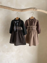 ［Mon petit bebe］Manou smoke dress