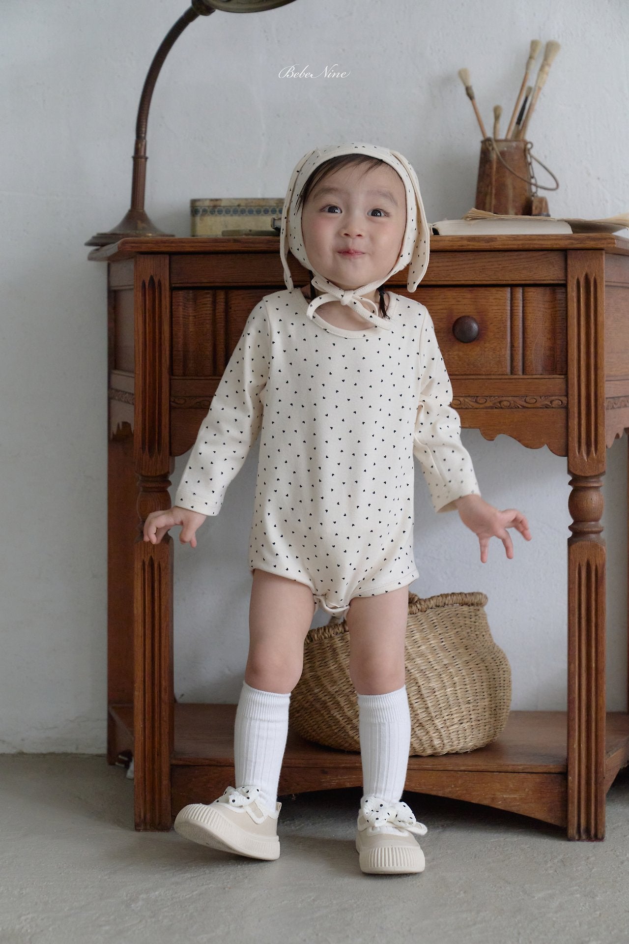 ［bebenine］Love Dot Bonnet
