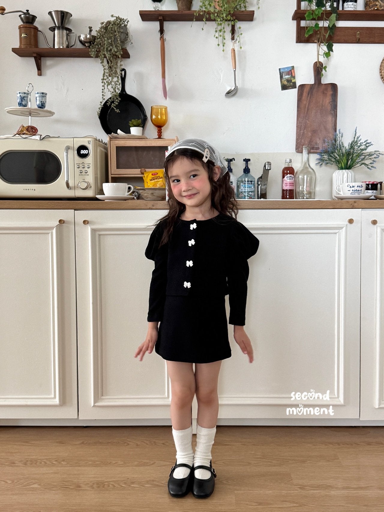 ［second moment］Ribbon one-piece set up