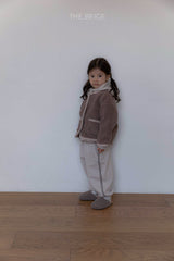 ［The beige］Winter boa jacket