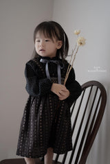 ［Mon petit bebe］Manou smoke dress
