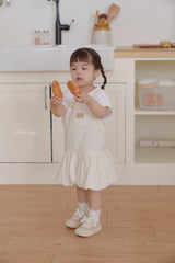 ［bebenine］Cloud bubble suspender pants