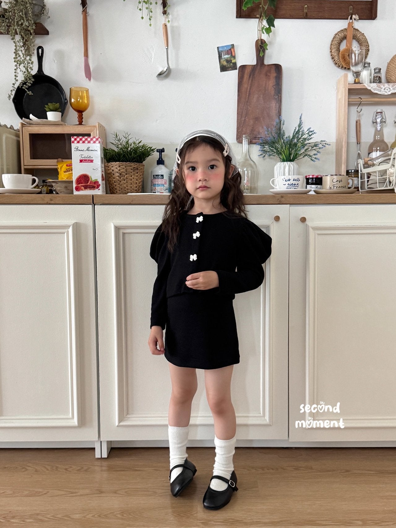 ［second moment］Ribbon one-piece set up