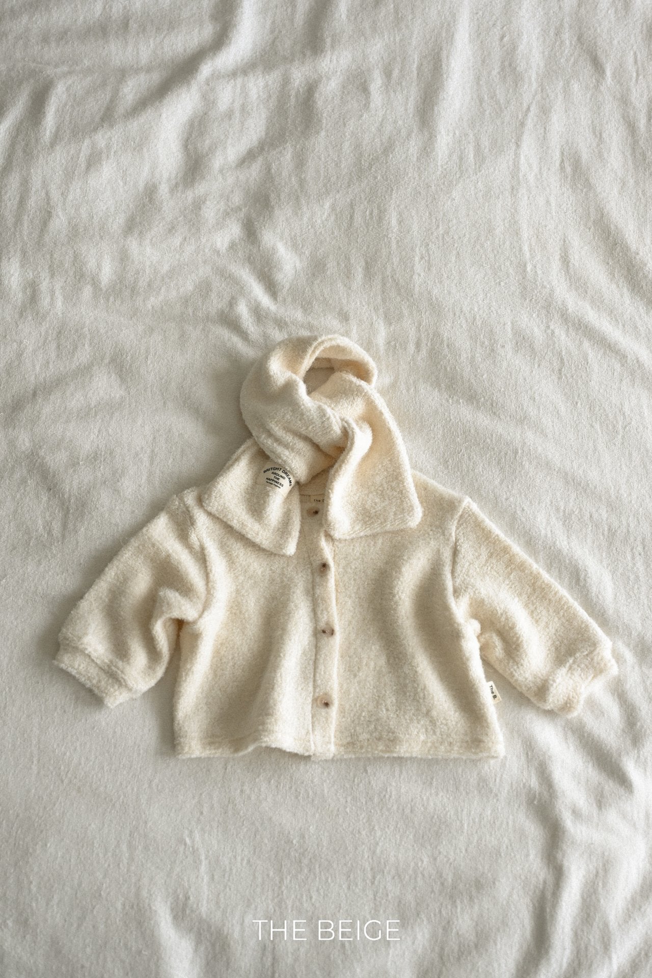 ［The beige］Knit cardigan
