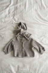 ［The beige］Knit cardigan