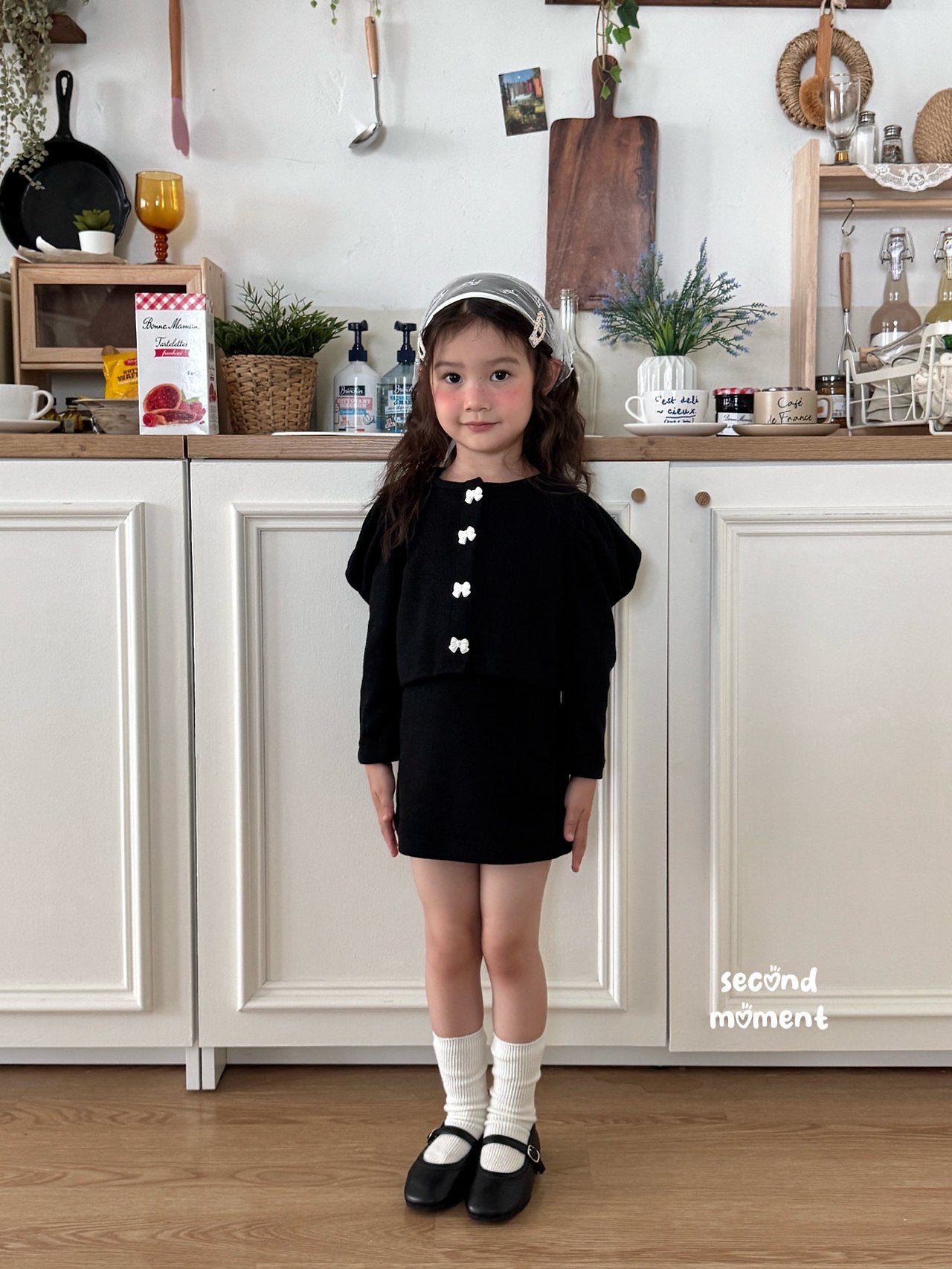 ［second moment］Ribbon one-piece set up