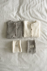 ［The beige］Knit cardigan