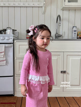 ［second moment］Coco frill stripe set up