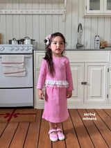 ［second moment］Coco frill stripe set up